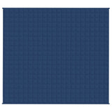 Vidaxx Gewichtsdecke 200x230 cm 13 kg Stoff blau