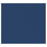 VIDAXL FAIBLAGE COUVERTURE 220X230 cm 15 kg de tissu bleu