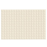Vidaxx Gewichtsdecke 122x183 cm 9 kg Stoff hellcreme