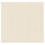Vidaxx Gewichtsdecke 220x230 cm 11 kg Stoff hellcreme
