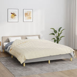 Vidaxx Gewichtsdecke 220x240 cm 11 kg Stoff hellcreme