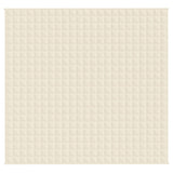 VIDAXL FAIBLAGE COUVERTURE 220X230 CM 15 kg Crème légère en tissu -colore