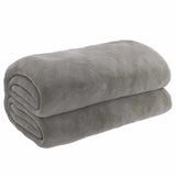 VidaXL Gewichtsdecke mit Bezug 140x200 cm 10 kg Stoff grau