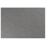 VidaXL Gewichtsdecke mit Bezug 135x200 cm 10 kg Stoff grau