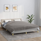 Vidaxx Gewichtsdecke mit Bezug 200x220 cm 9 kg Stoff grau