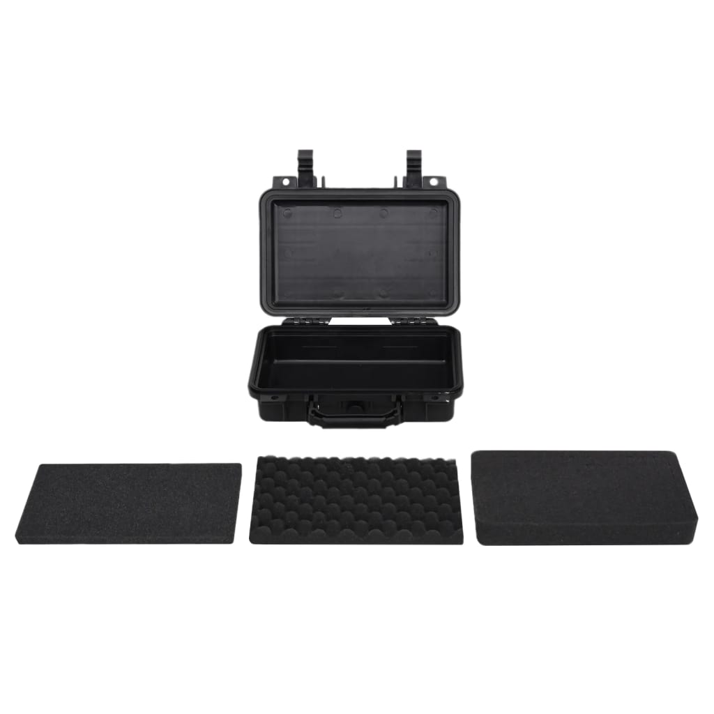 Vidaxl FlightCase Portable 30x22x10 cm PP Black