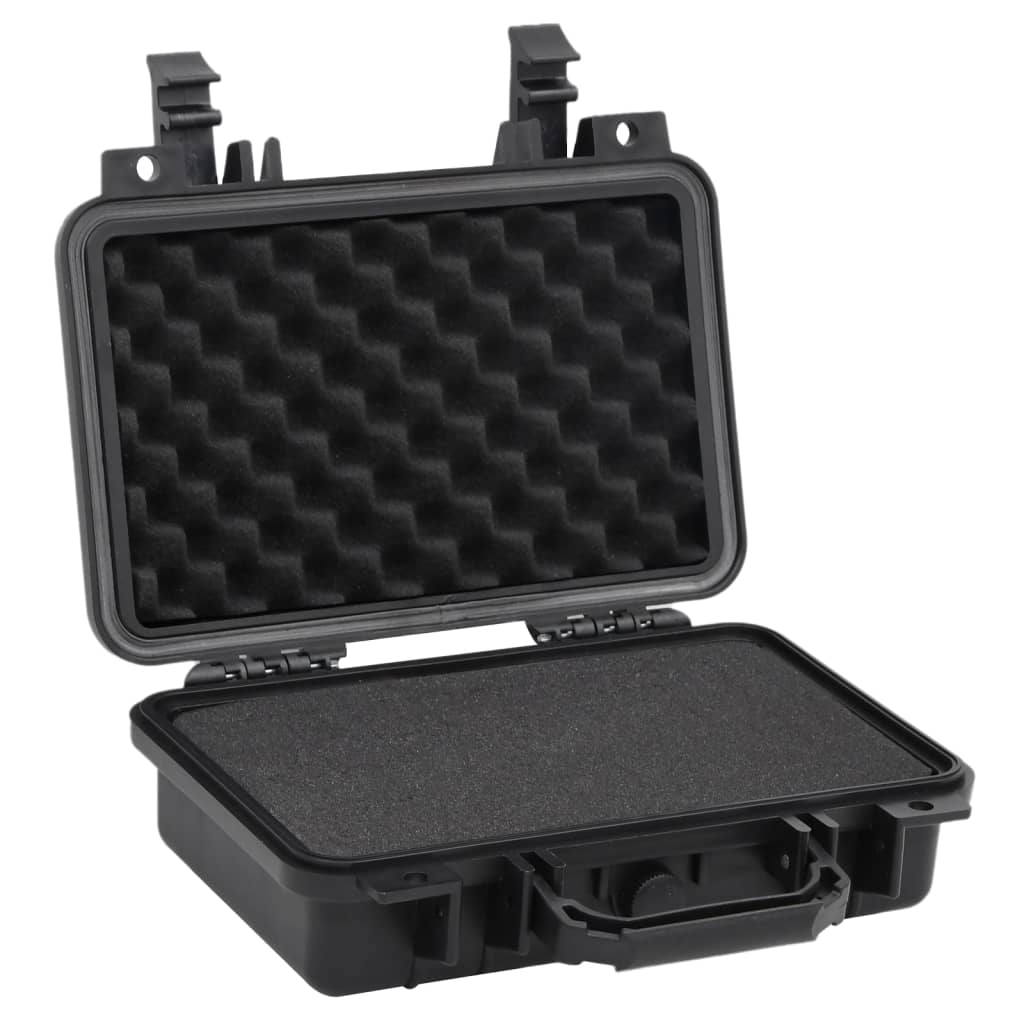 Vidaxl Flightcase prenosni 30x22x10 cm pp črna