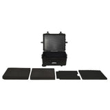 Vidaxl flightcase op wieltjes 58x45x27 cm pp zwart