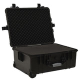 Vidaxl flightcase op wieltjes 58x45x27 cm pp zwart