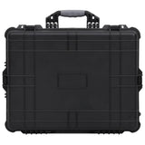 Vidaxx Flightcase auf Rollen 63x50x23 cm PP schwarz