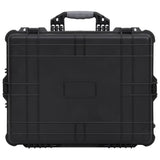 Vidaxl Flightcase on Wheels 63x50x23 cm pp sort