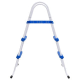 VidaXL Schwimmbadleiter 84 cm Blau und Weiß