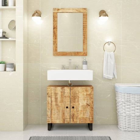 VidaXL-Spiegel 70x50 cm aus massivem Mangoholz und Glas