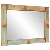 Miroir Vidaxl 70x50 cm Bois et verre recyclé solides