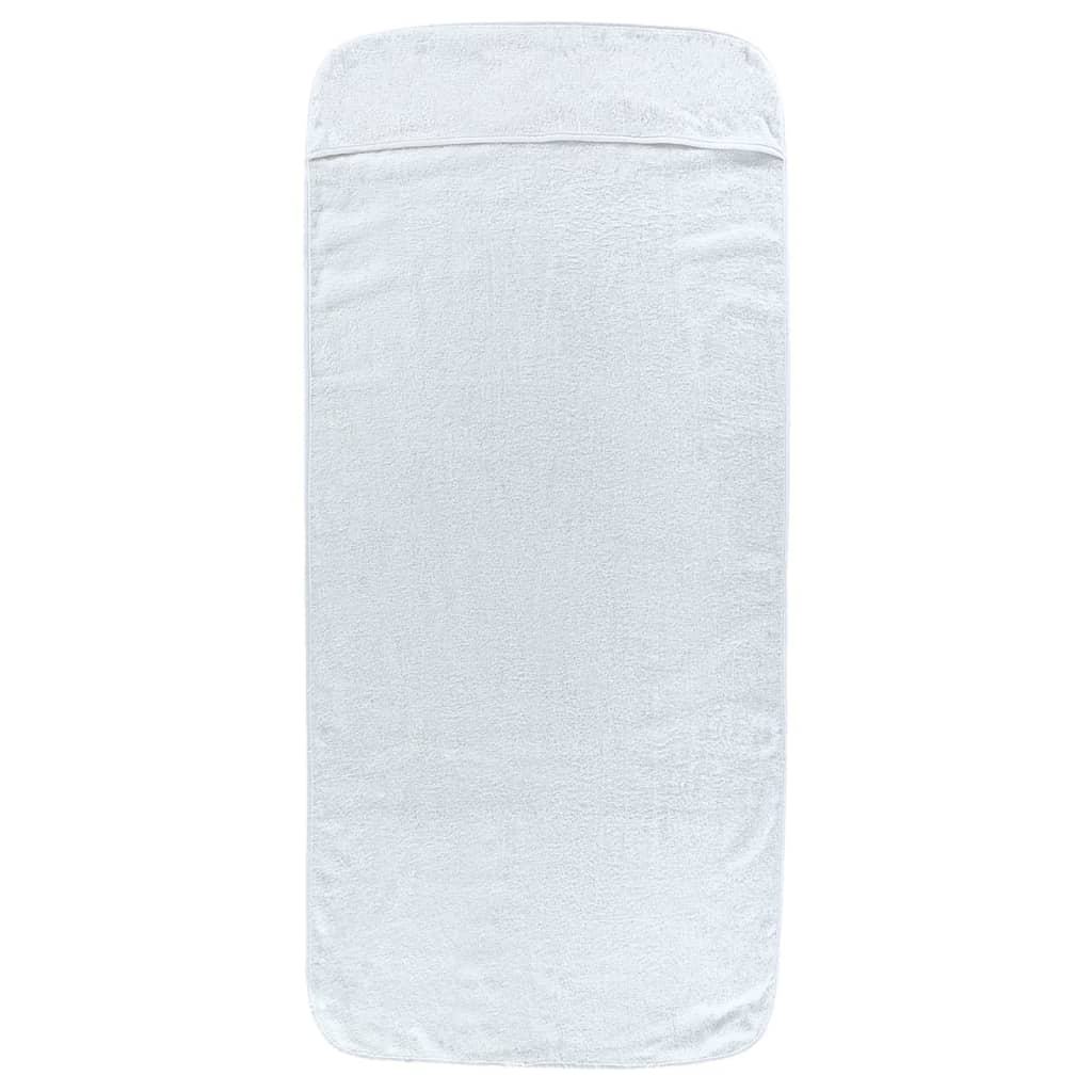 VidaXL Strandtücher 2 Stück 400 g m² 75x200 cm Stoff weiß