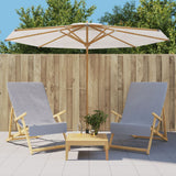 VidaXL Strandtücher 2 Stück 400 g m² 60x135 cm Stoff grau