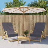 Vidaxx Strandtücher 2 Stück 400 g m² 60x135 cm Stoff Anthrazit