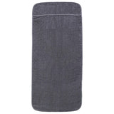 Vidaxx Strandtücher 2 Stück 400 g m² 75x200 cm Stoff Anthrazit