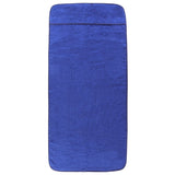 Toallas de cadena Vidaxl 2 PCS 400 g m² 60x135 CM Fabric Royal Blue