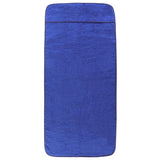 VidaXL Strandtücher 2 Stk. 400 g m² 75x200 cm Stoff Königsblau