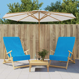 VidaXL Strandtücher 2 Stk. 400 g m² 60x135 cm Stoff Türkis