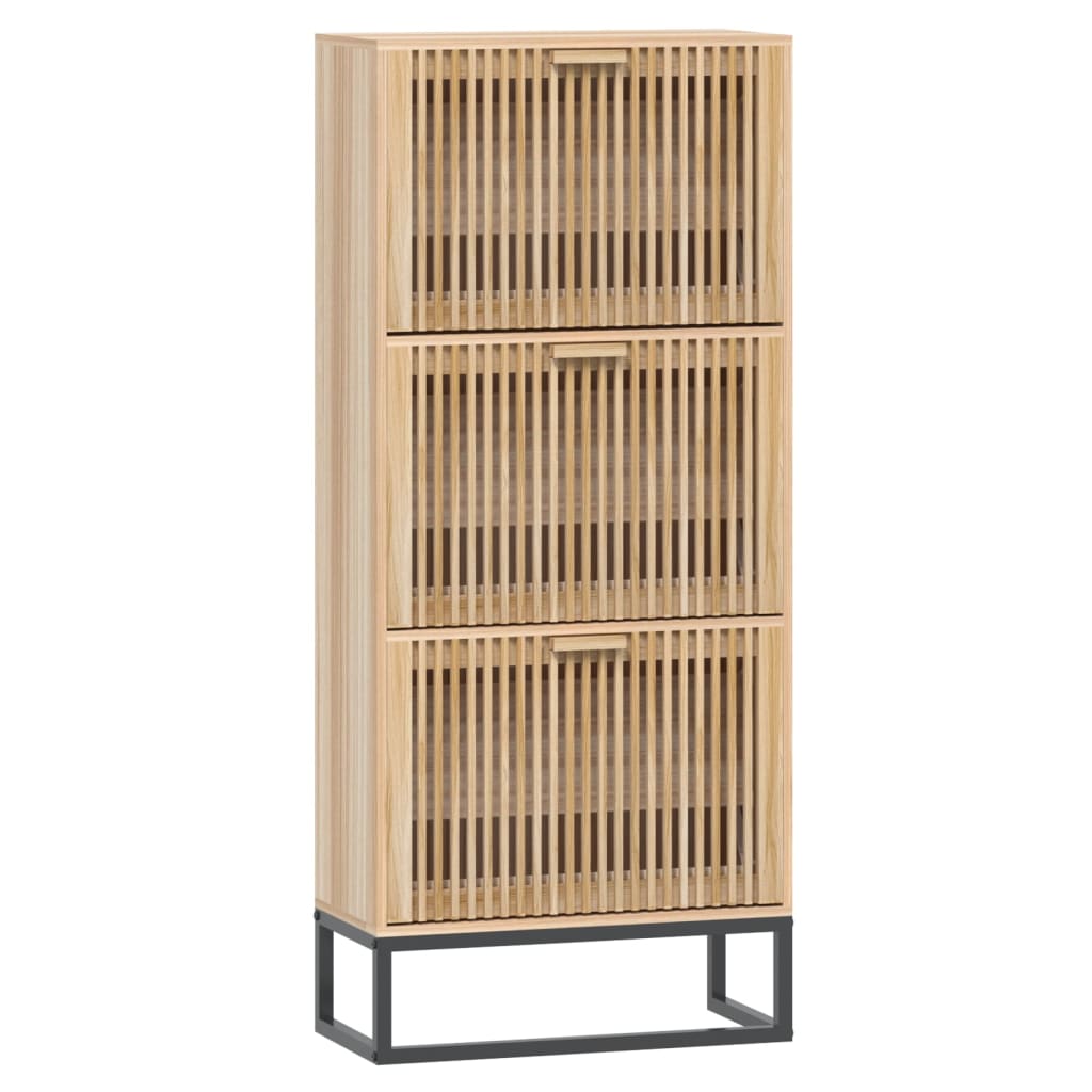 Vidaxx Schuhschrank 52x25x120 cm aus Holz gefertigt