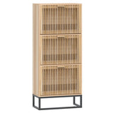 Vidaxx Schuhschrank 52x25x120 cm aus Holz gefertigt