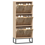 Vidaxx Schuhschrank 52x25x120 cm aus Holz gefertigt
