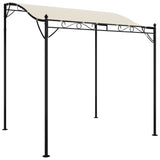 VidaXL Markise 2x2,3 m 180 g m² Stoff und Stahl Creme
