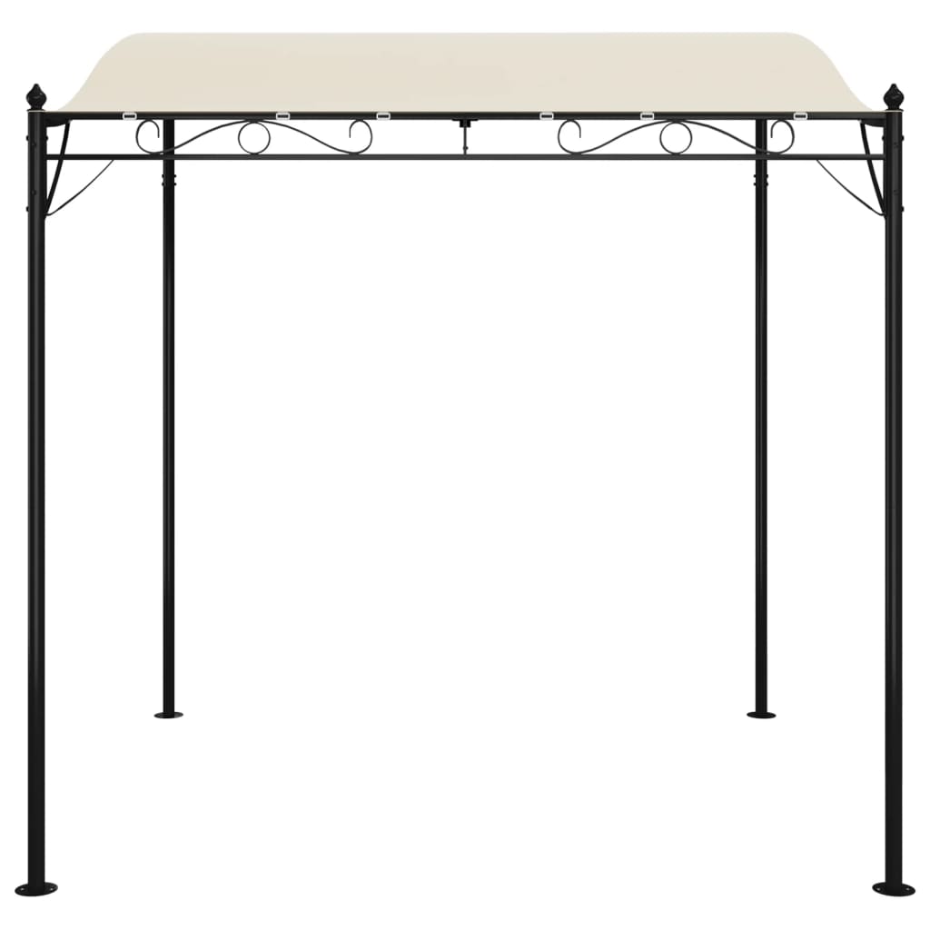 VidaXL Markise 2x2,3 m 180 g m² Stoff und Stahl Creme