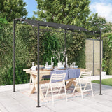 VidaXL Markise 2x2,3 m 180 g m² Stoff und Stahl Anthrazit