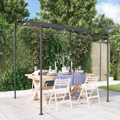 VidaXL Markise 2x2,3 m 180 g m² Stoff und Stahl Anthrazit