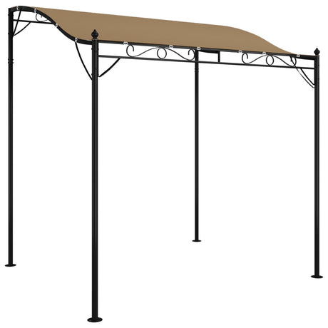 VidaXL Markise 2x2,3 m 180 g m² Stoff und Stahl Taupe