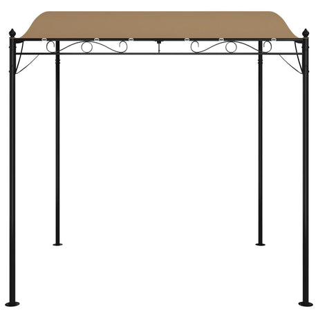 VidaXL Markise 2x2,3 m 180 g m² Stoff und Stahl Taupe