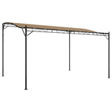 Vidaxx Markise 4x3 m 180 g m² Stoff und Stahl Taupe