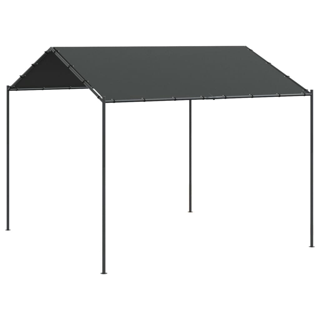 Vidaxl Garden Pavilion 3x3 m Steel and tkanin Antracite -colored