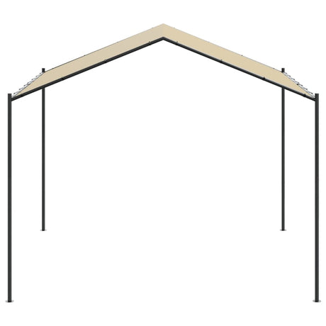 Vidaxxl Gartenpavillon 4x4 m Stahl und Stoff beige
