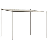 Vidaxx Pavillon 3x3 m 180 g m² Stoff und Stahl weiß