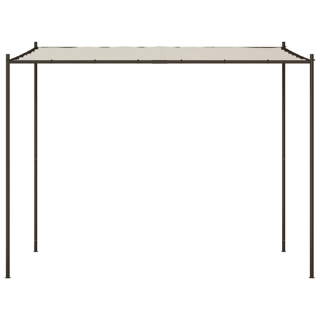Vidaxx Pavillon 3x3 m 180 g m² Stoff und Stahl weiß