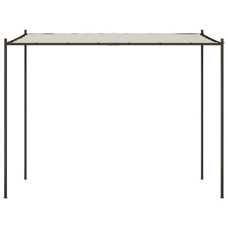 Vidaxx Pavillon 3x3 m 180 g m² Stoff und Stahl weiß