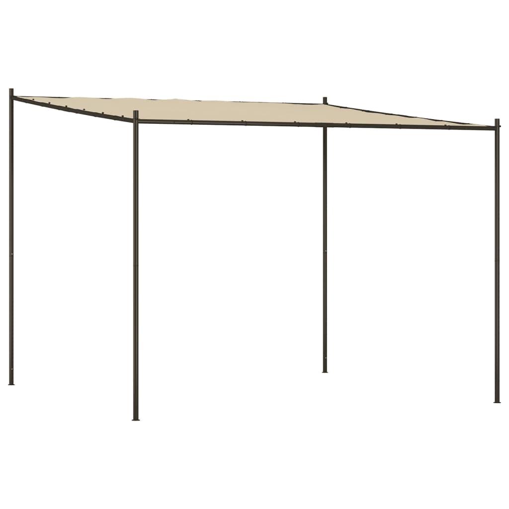 Vidaxx Pavillon 3x3 m 180 g m² Stoff und Stahl Beige