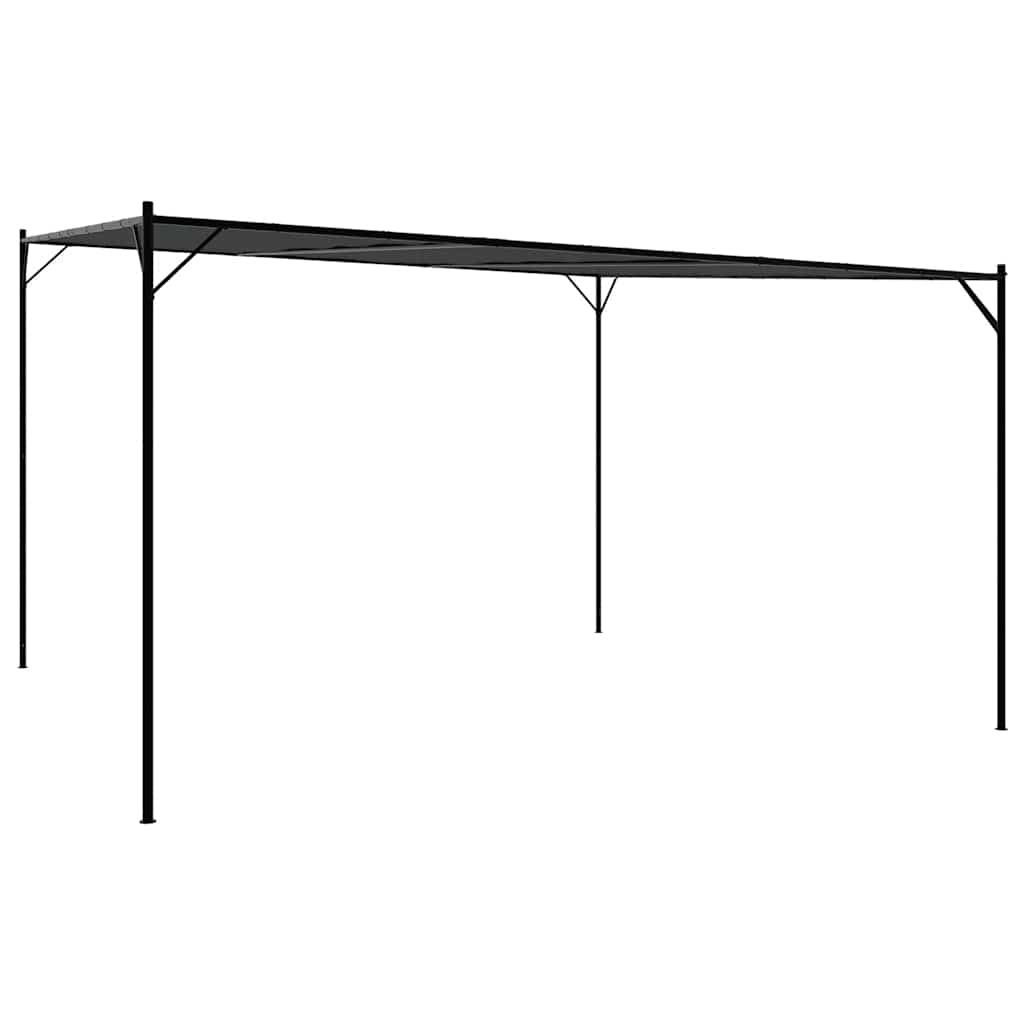 Vidaxx Laube 4x4 m 180 g m² Stoff und Stahl Anthrazit
