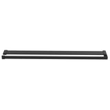 Vidaxl Shower For Walk -En Ducha Muro de 90 cm Negro de aluminio