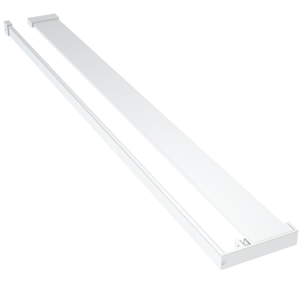 Vidaxl Walkschep for Walk -in dusjvegg 80 cm aluminium krom -farget