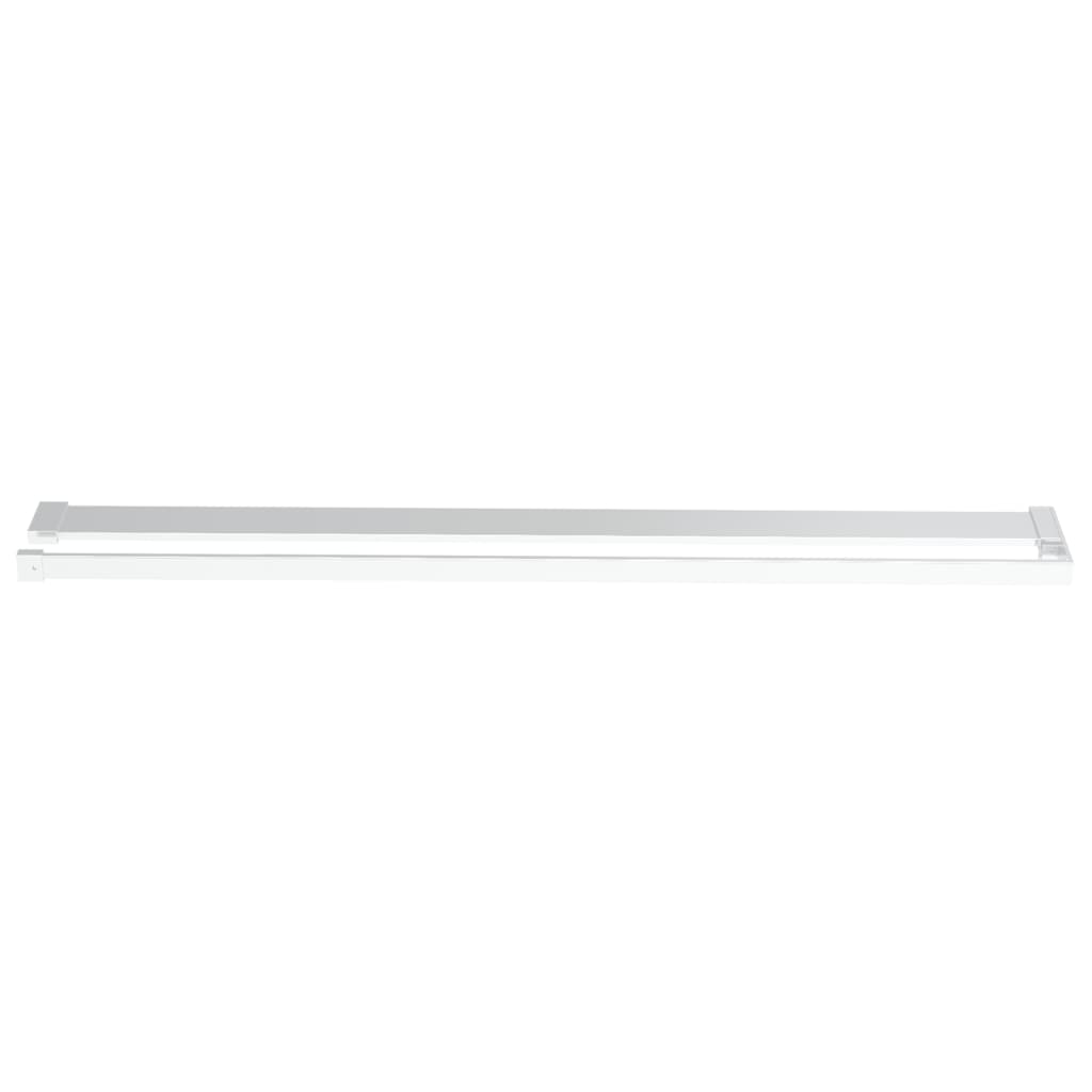 Vidaxx Wandregal für begehbare Duschwand 115 cm Aluminium chromfarben
