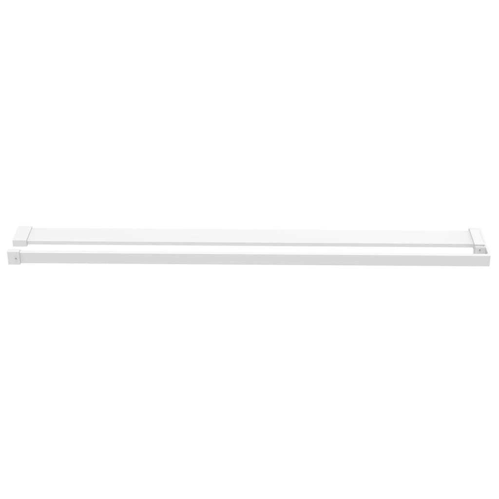 Vidaxl Walkschep for Walk -in Shower Wall 80 cm Aluminium White