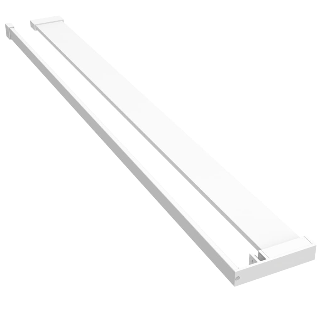 Vidaxl Walkschop for Walk -in Shower Wand 100 cm Aluminium White