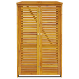 Vidaxx Abfallbehälter, einzeln, 70 x 89 x 117 cm, massives Akazienholz
