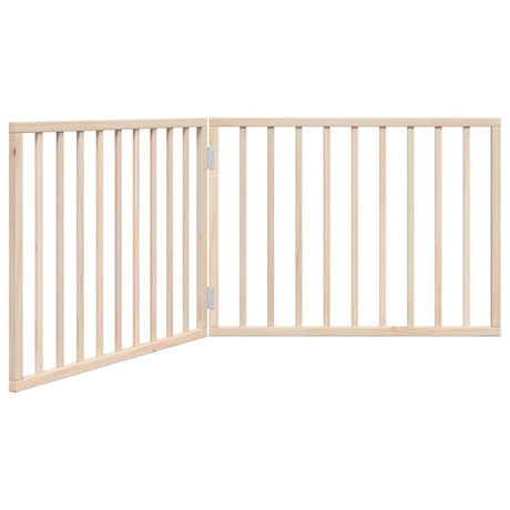 Vidaxx faltbares Hundegitter 2 Paneele 160 cm Pappelholz