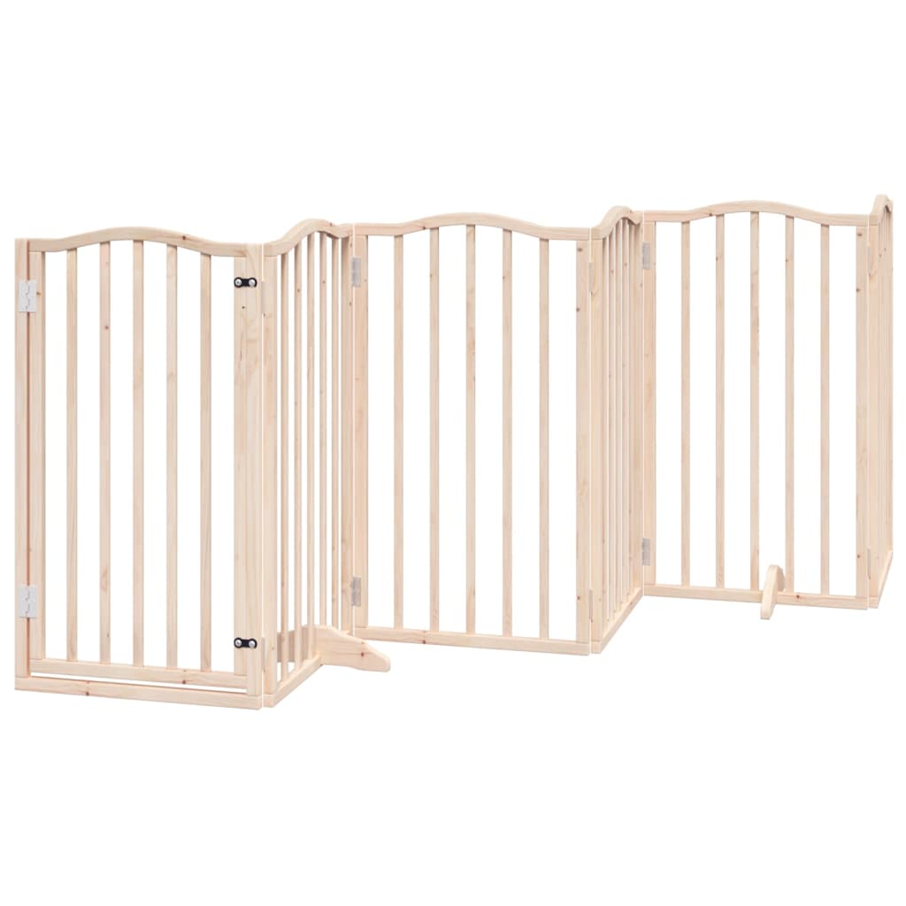 Vidaxx faltbares Hundegitter 6 Paneele 300 cm Pappelholz